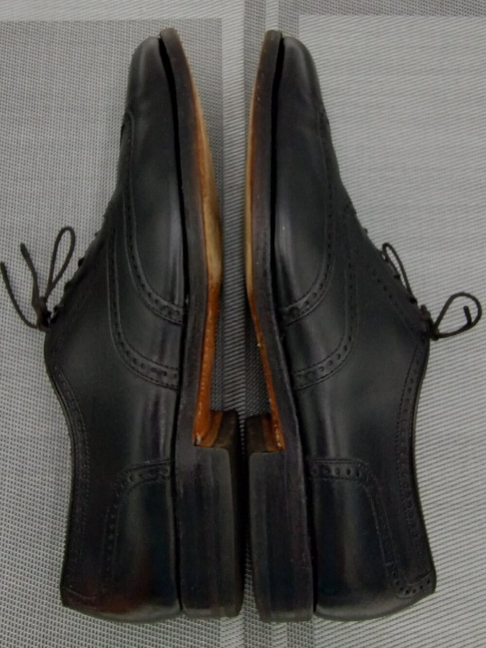 Allen Edmonds Marlow Wingtip Oxford BlK Leather Shoes Size 10.5 - Picture 5 of 15